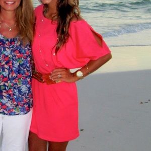 The Impeccable Pig Coral Dress